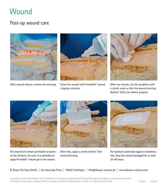 Step-by-step guide: Post-op wound care